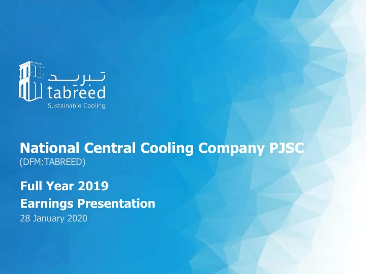 national central cooling company pjsc