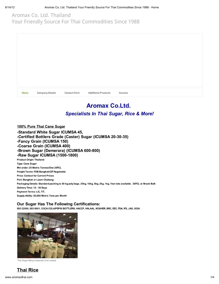 additional products aromax co ltd thailand your friendly