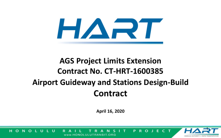airport guideway and stations design build contract