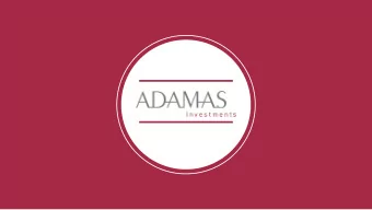What we do  A new cross-border M&amp;A boutique between China and Europe  Adamas Investments is
