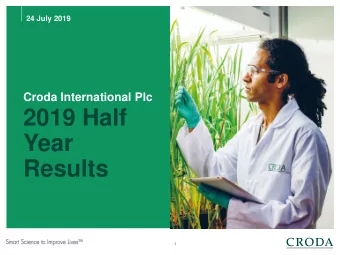 Year  Results  1  Disclaimer &amp; definitions  Cautionary statement  This review is intended to