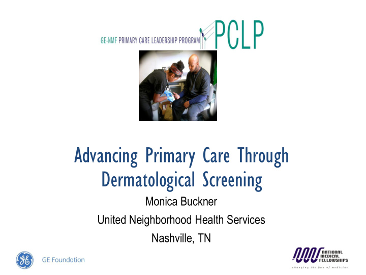 advancing primary care through dermatological screening