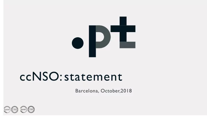 ccnso statement