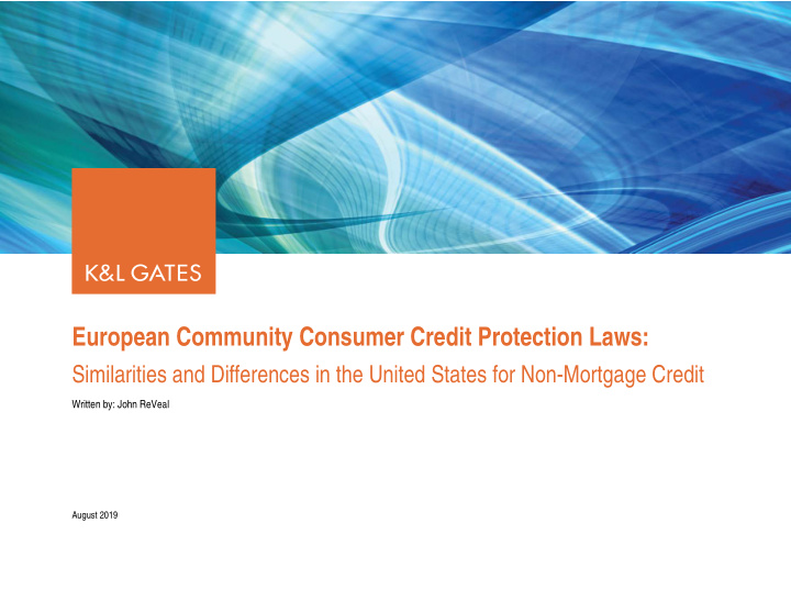 european community consumer credit protection laws