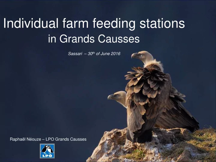individual farm feeding stations