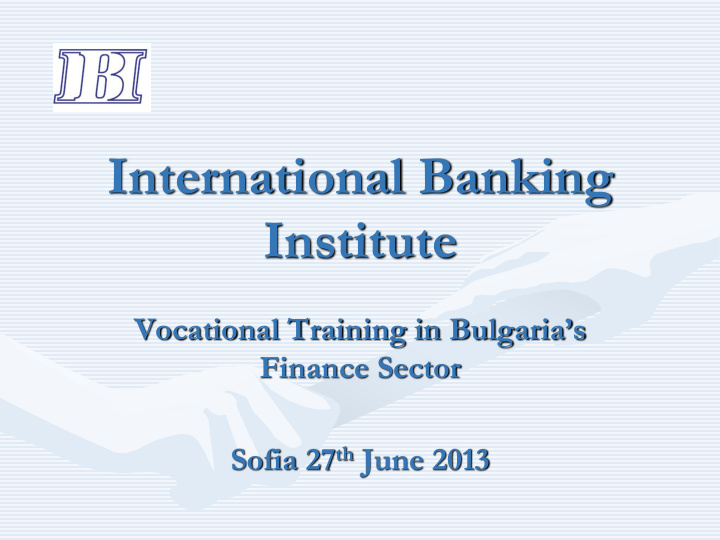 international banking institute