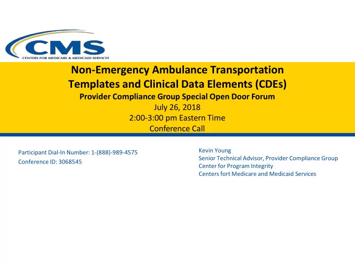 non emergency ambulance transportation templates and