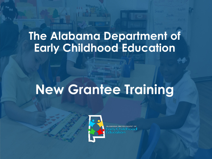 new grantee training early years of life matter