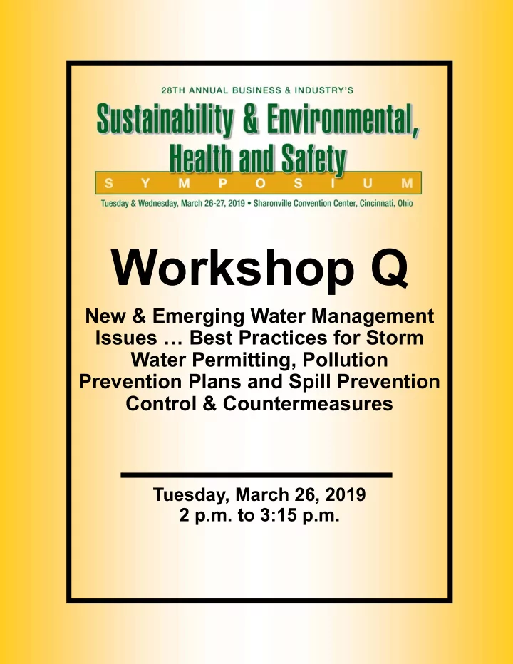 workshop q