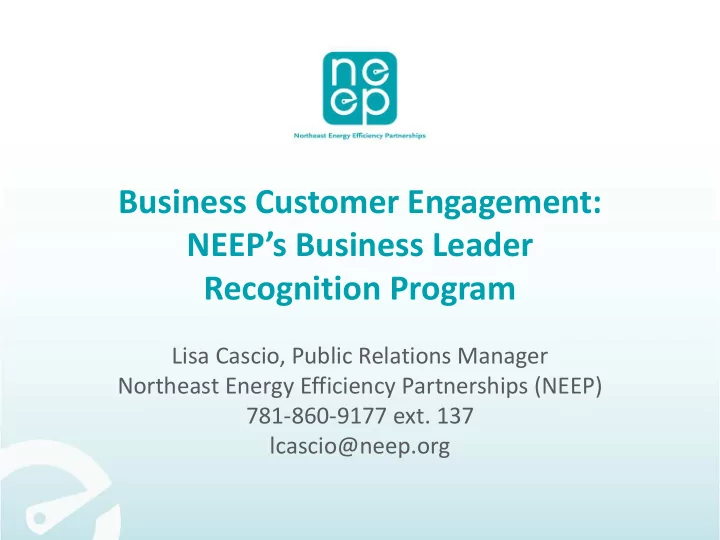 business customer engagement