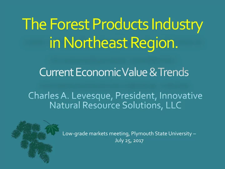 the forest products industry