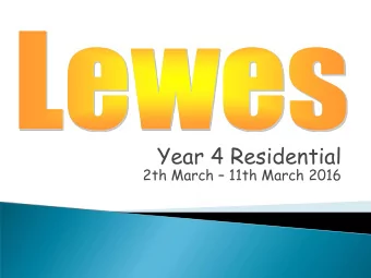 2th March  11th March 2016  Dates Group 1  Wednesday 2 nd March  Friday 4 th March Group 2