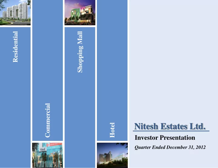 nitesh estates ltd