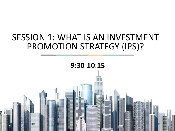 promotion strategy ips