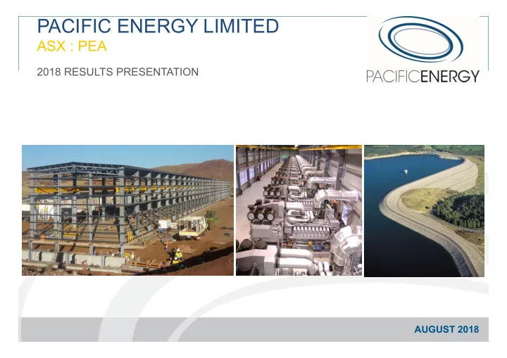 pacific energy limited