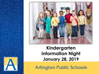 Information Night  January 28, 2019  Get Social  Join the conversation or ask questions online by