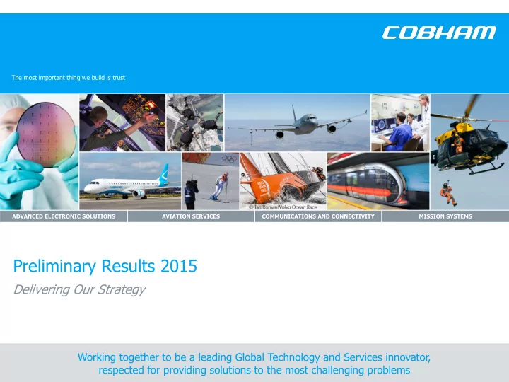 preliminary results 2015