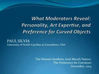 PAUL  SILVIA    University  of  North  Carolina  at  Greensboro,  USA