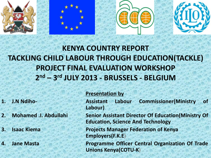 tackling child labour through education tackle project