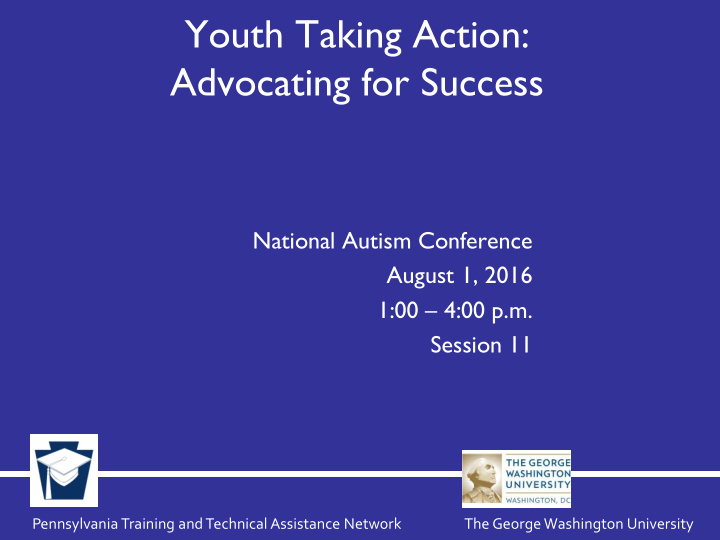 youth taking action advocating for success