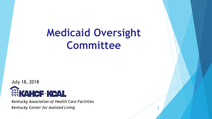medicaid oversight committee
