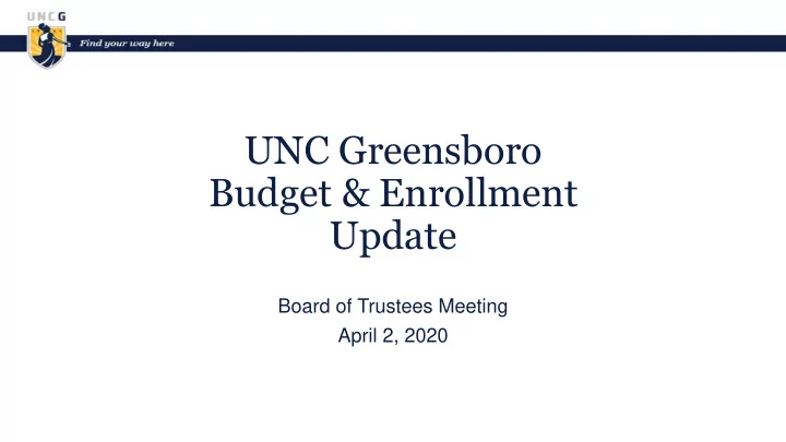 budget enrollment