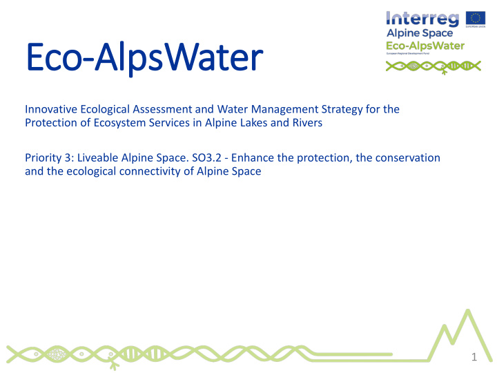 eco alpswater