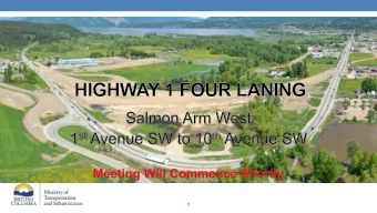 1  Format of Meeting / House Keeping  Sound check with meeting participants and presenters