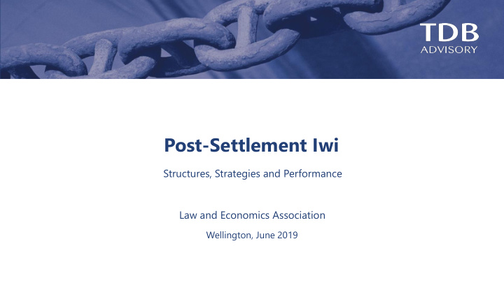 post settlement iwi