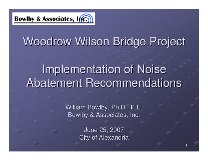 woodrow wilson bridge project woodrow wilson bridge