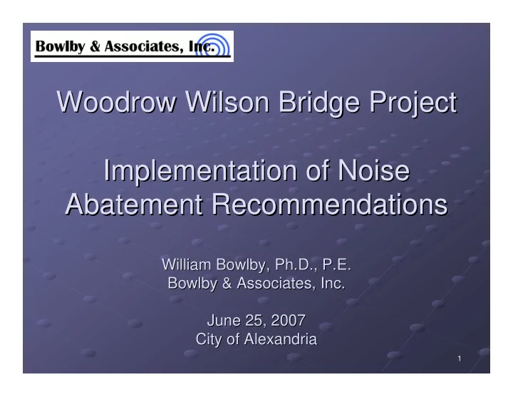 woodrow wilson bridge project woodrow wilson bridge