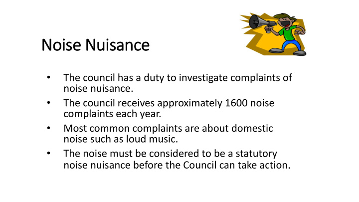 noise nuisance