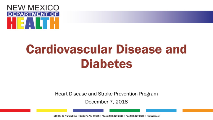 cardiovascular disease and diabetes