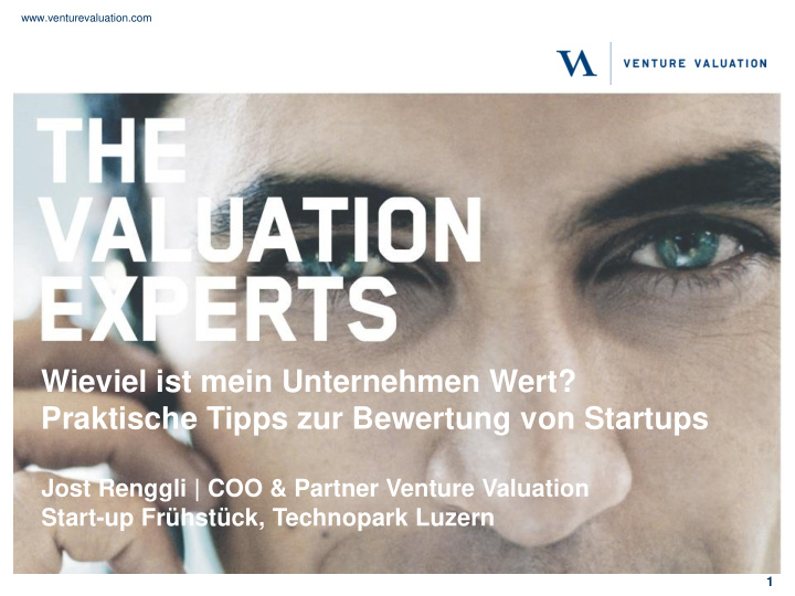 jost renggli coo partner venture valuation start up fr