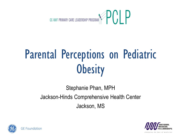 parental perceptions on pediatric