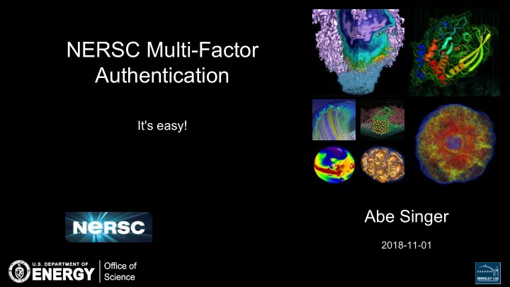 nersc multi factor authentication