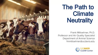 The Path to  The Path to  Climate  Climate  Neutrality  Neutrality  But why?  Global Warming