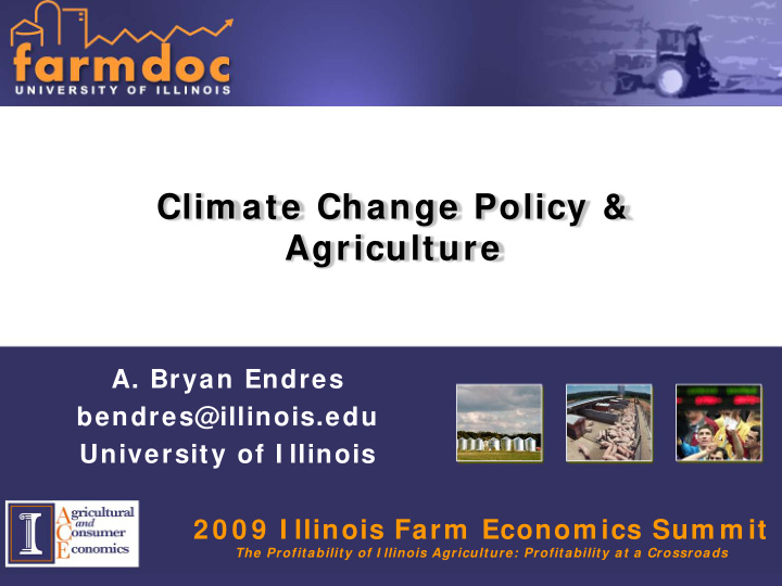clim ate change policy agriculture