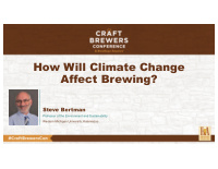 how will climate change affect brewing