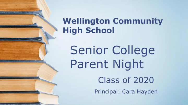 senior college parent night
