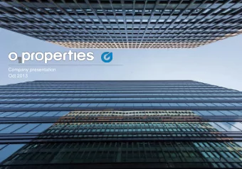 1 Table of content  Introduction Section 1  Executive Summary  3  Corporate Overview  9  Section 2