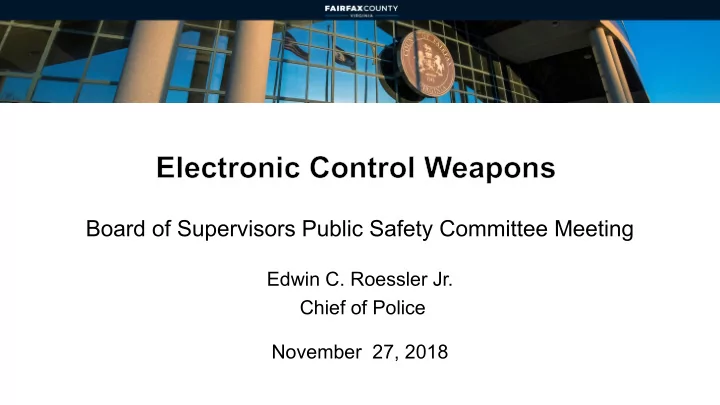 board of supervisors public safety committee meeting