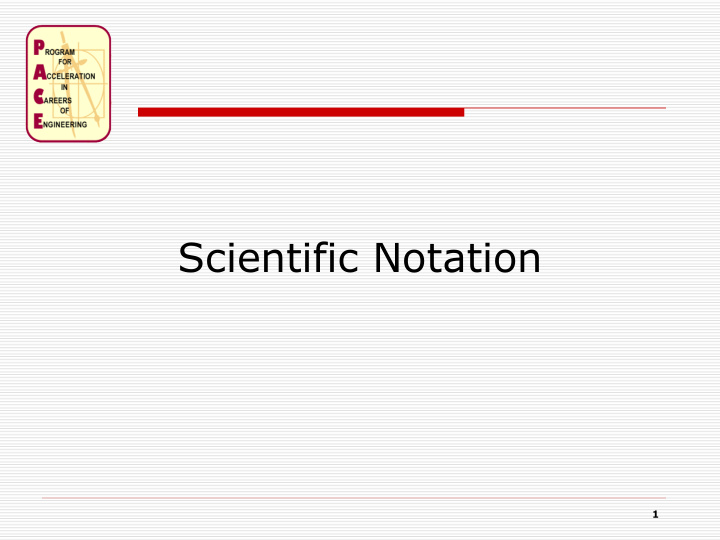 scientific notation