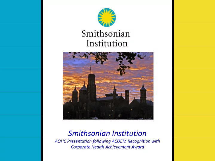 smithsonian institution