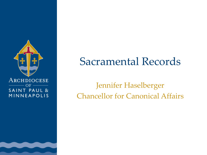 sacramental records