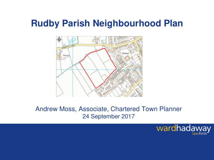 rudby parish neighbourhood plan