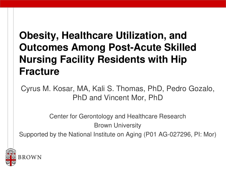 obesity healthcare utilization and outcomes among post