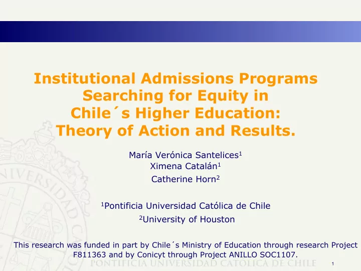 theory of action and results