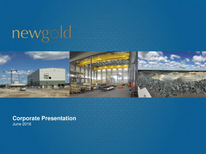 corporate presentation
