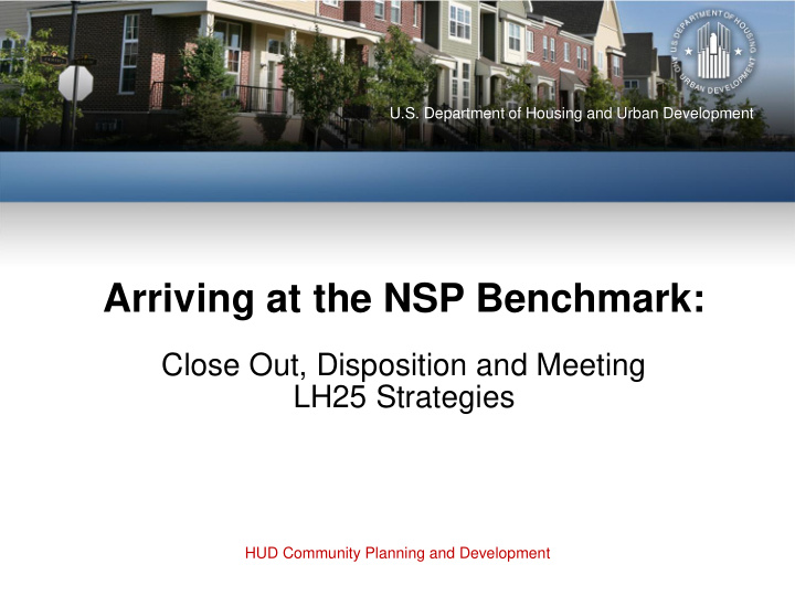 arriving at the nsp benchmark